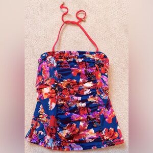 Lime Ricki Floral Halter Tankini